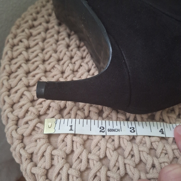 New Antonio Di Falia Black Suede Ankle Booties Made In PORTUGAL - Picture 6 of 8